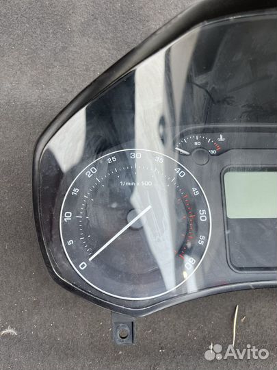 Skoda octavia a5 панель приборов