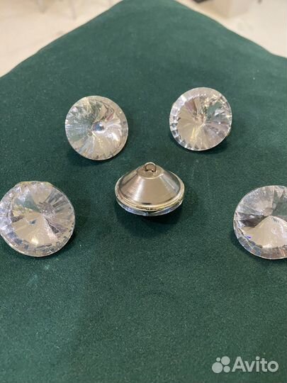 Пуговицы декоративные- стразы 5 шт