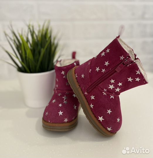 Ботинки зимние для девочки 20 размер