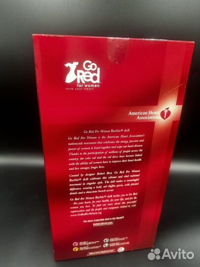 Кукла барби Barbie Go Red 2007 год