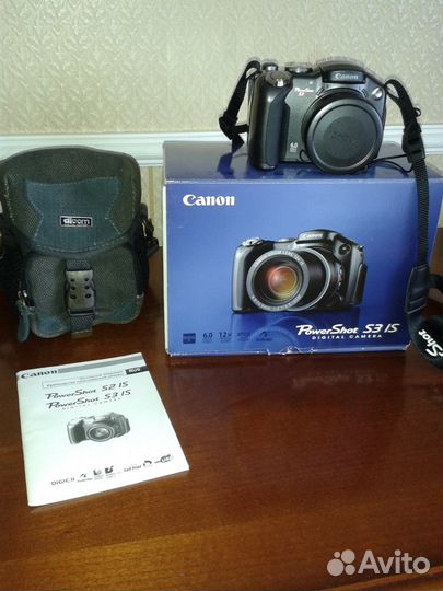 Цифровой фотоаппарат canon power shot S3 IS