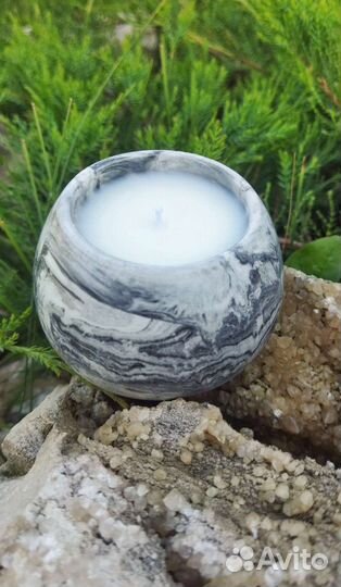 Ароматическая свеча ручной работы