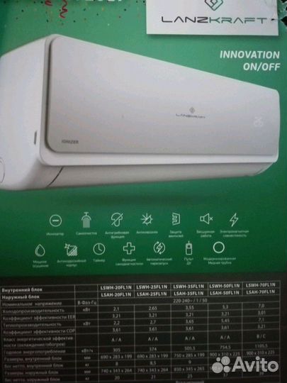 Кондиционер с монтажом