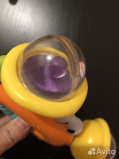 Прорезыватель погремушка крабик