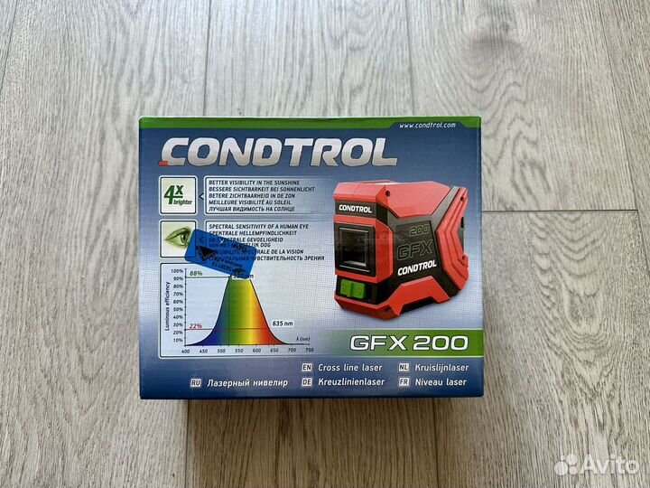 Лазерный уровень нивелир Condtrol GFX200