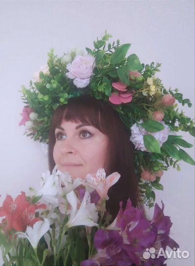 Венок-корона для мероприятий и фотосессий