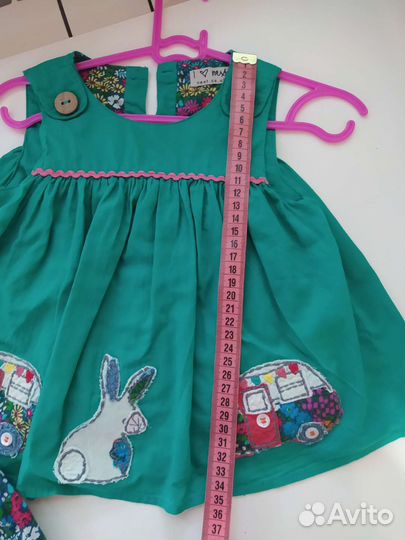 Летний костюм для девочки на 1 год
