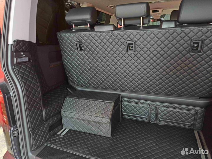 3Д (3D) коврики из экокожи volkswagen multivan