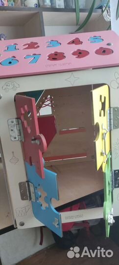 Бизиборд домик со светом(большой)