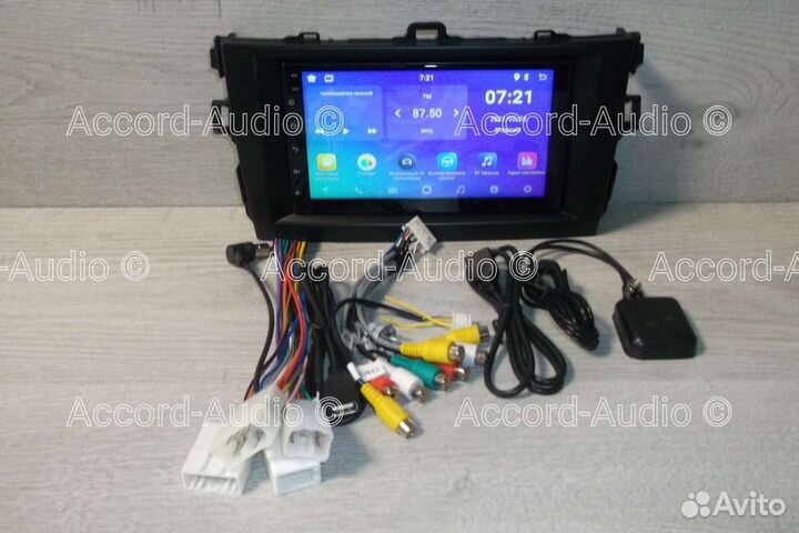 Магнитола Toyota Corolla e150 Android WiFi GPS