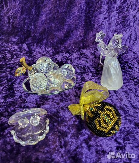 Стеклянные миниатюры обручальные кольца