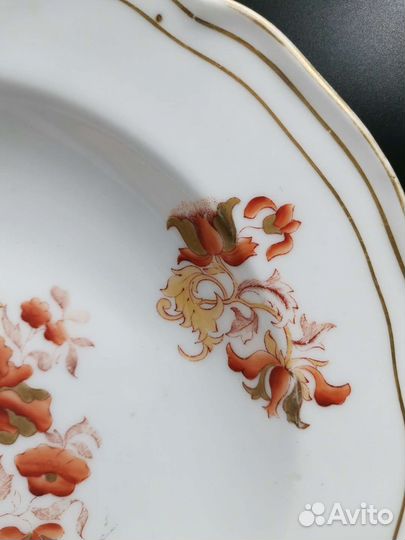 Тарелка глубокая Братья Корниловы до 1917г Редкая