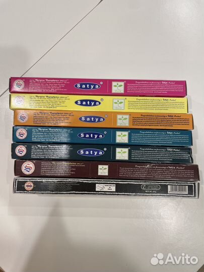 Набор благовоний, аромапалочек Satya