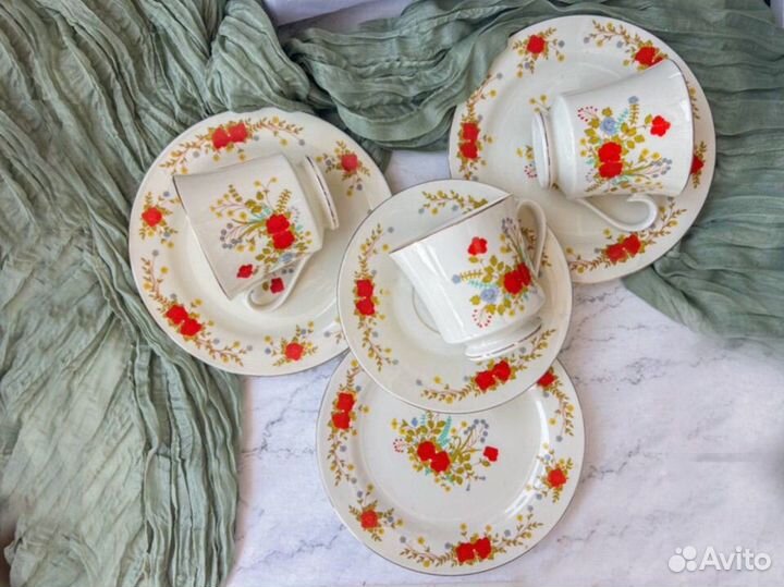 Чайный сервиз винтажный Budlet fine China