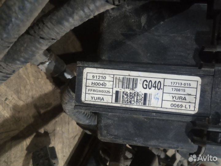 Проводка двигателя Kia Rio 4 G4FG 2018