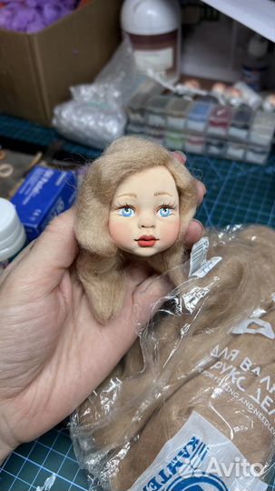 Лица для ватных игрушек снегурочка