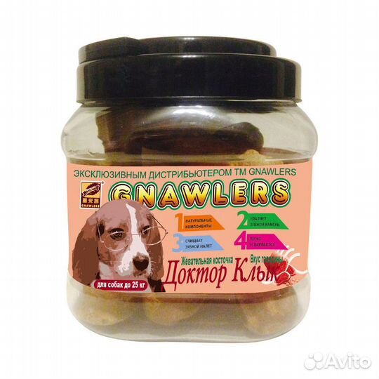 GR.qzin д/с доктор клык жевательная косточка 5 вку