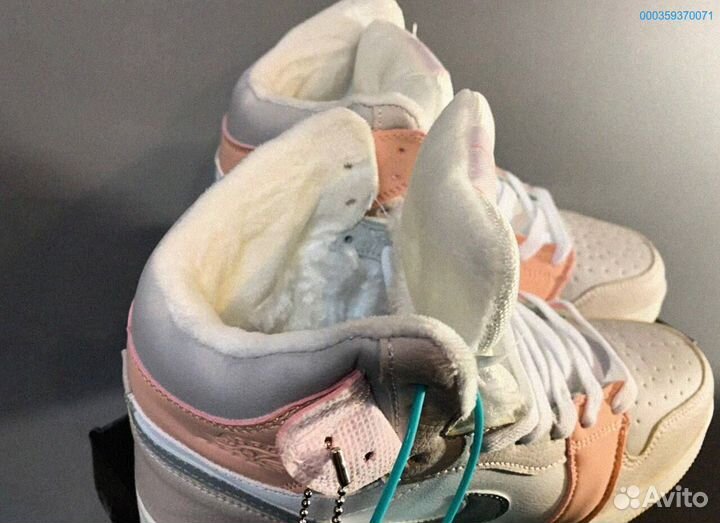 Кроссовки Nike Air Jordan тёплые (Арт.28992)