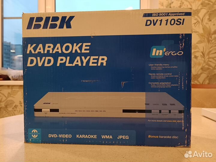 BBK DVD плеер, караоке DV110SI