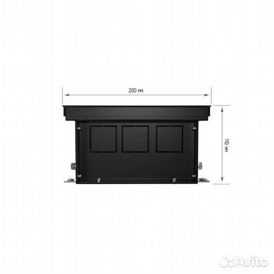 Внутрипольный конвектор с естественной конвекцией