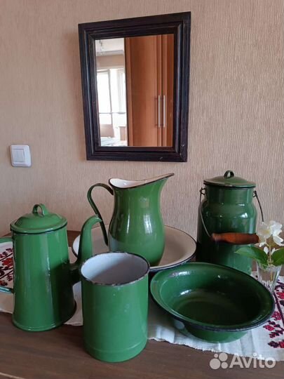 Кувшин. Посуда эмалированная СССР