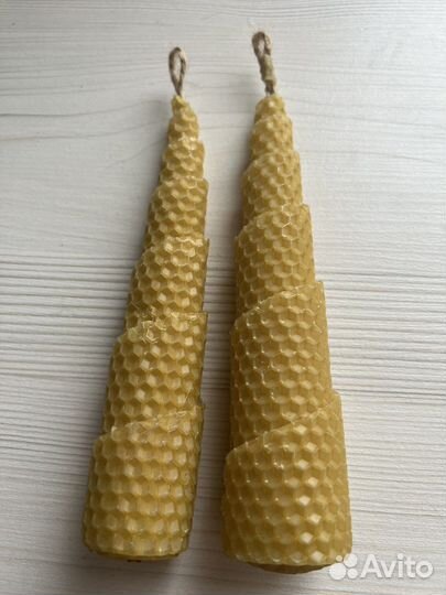 Свечи восковые ручной работы