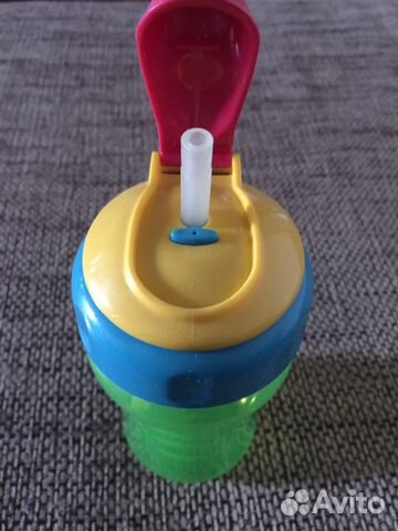 Поильник бутылочка с трубочкой