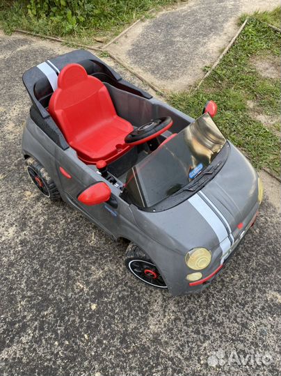 Электро машинка детская игрушка Fiat