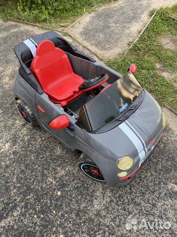 Электро машинка детская игрушка Fiat