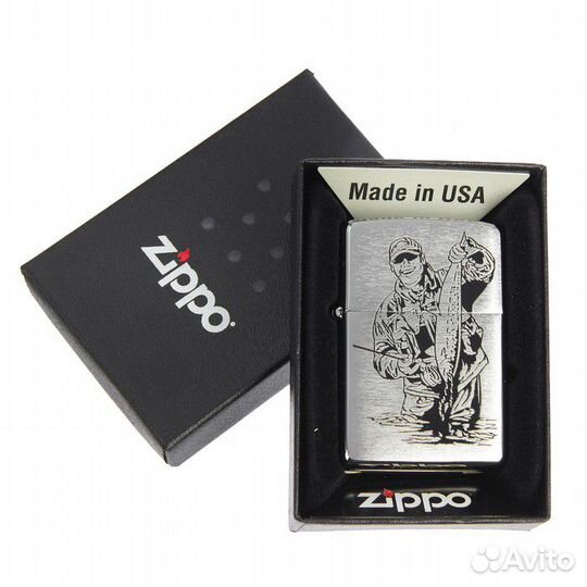 Зажигалка Zippo 200Fisherman Оригинал Новая