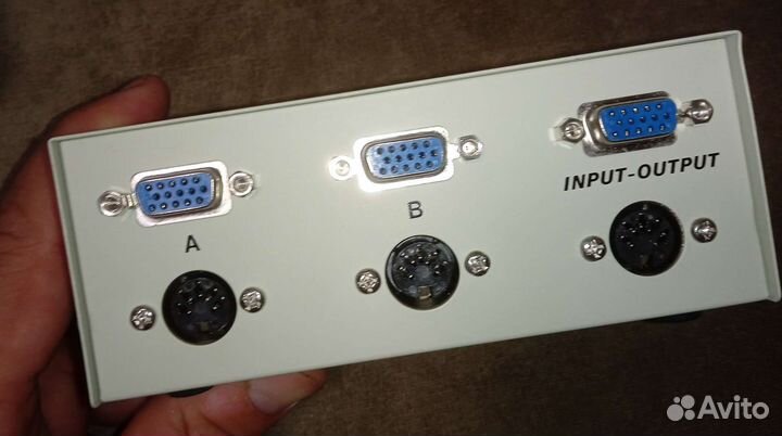 KVM-переключатель галетный механический