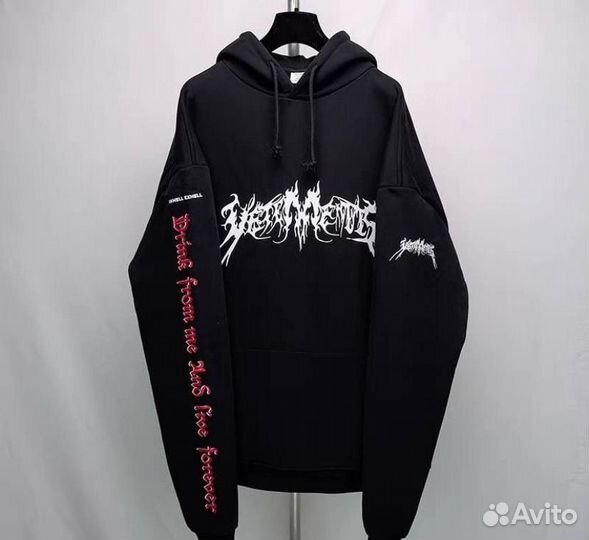 Худи Vetements total fucking darkness