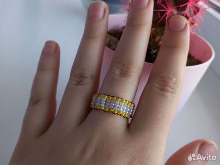 Колечко из бисера