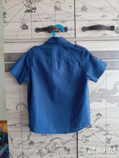 Рубашка для мальчика 128 б/у