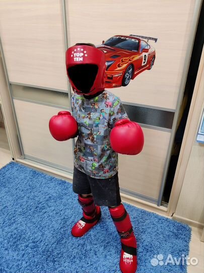 Комплект, детская форма для кикбоксинга