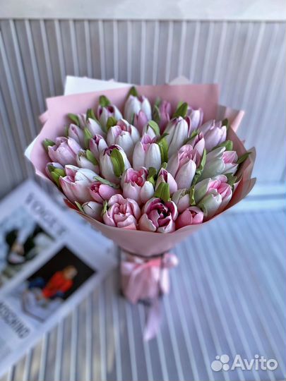 Зефирные цветы тюльпаны