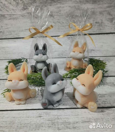 Мыло(ручная работа) Зайчики(Котята)