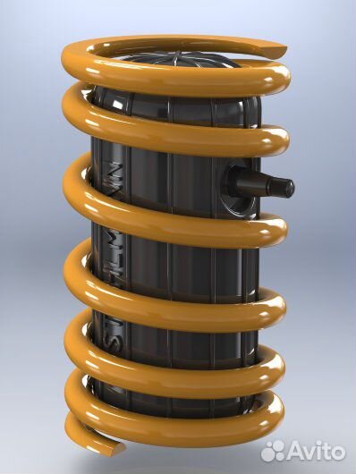 Пневмобаллоны в задние пружины Лада Нива 2121-31