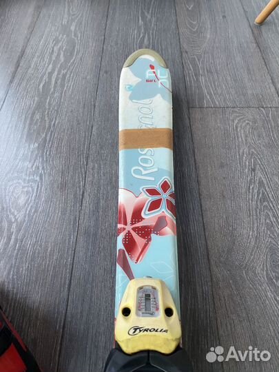 Горные лыжи детские комплект 120 Rossignol