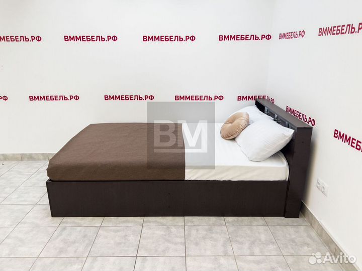 Кровать двуспальная 120 200 венге