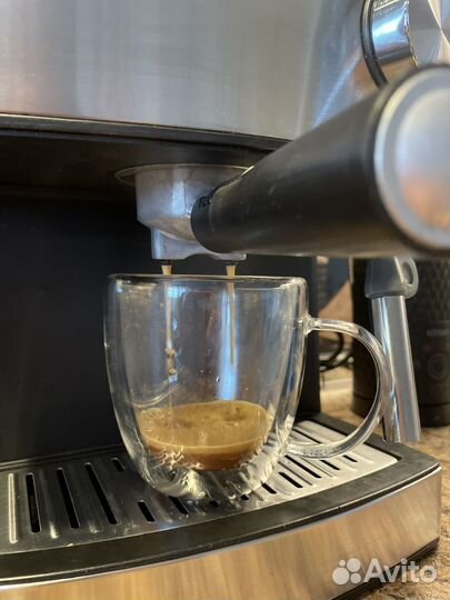 Кофемашина рожковая с капучинатором