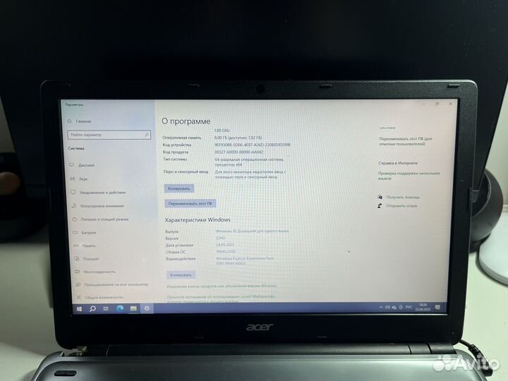 Ноутбук Acer Aspire E1 Z5WE1 i5 8гб озу ssd 128гб