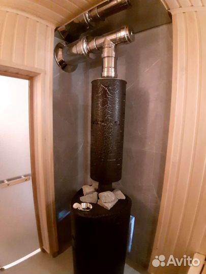 Печи для бани и сауны, отопительные печи, дымоход