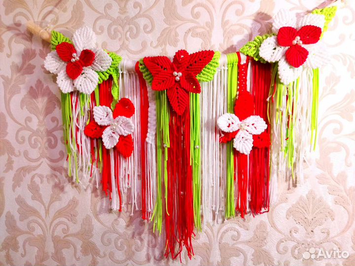 Панно цветочное