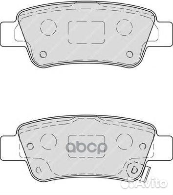 Колодки тормозные зад honda CR-V RE FDB4233 Ferodo