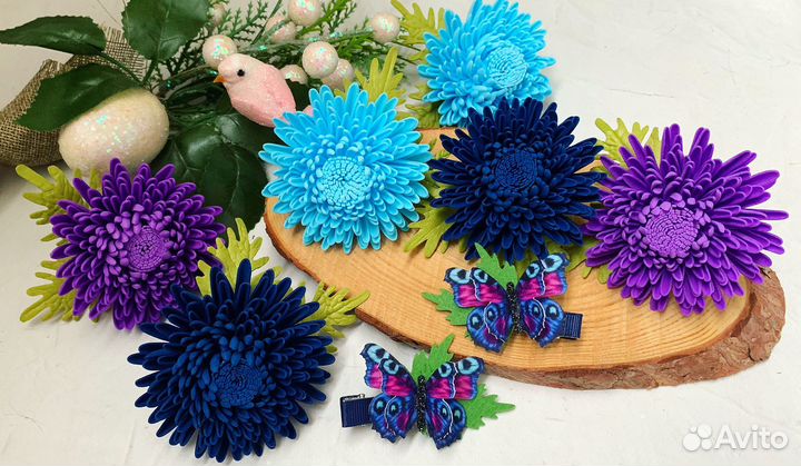 Хризантемы - резиночки
