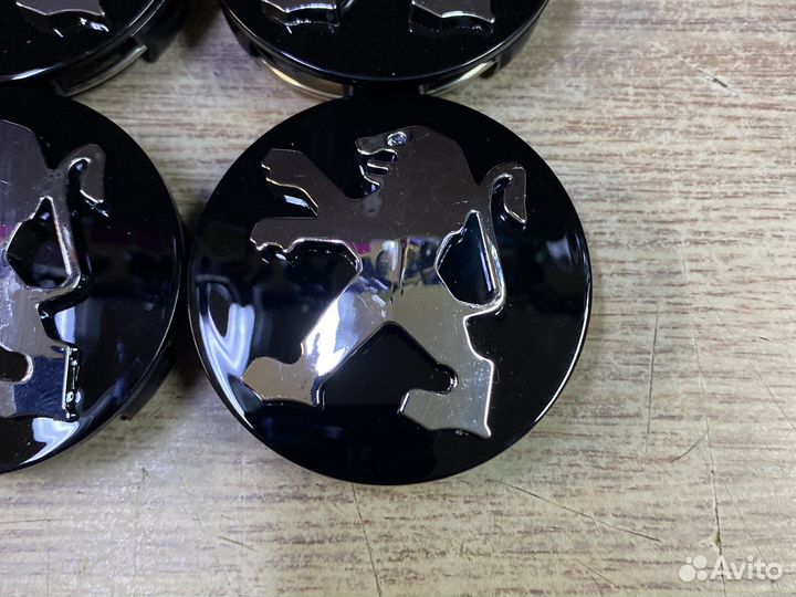 Колпаки на литье Peugeot 60 мм