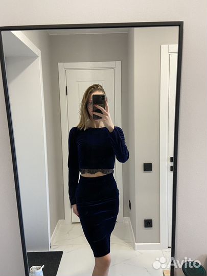 Топ с юбкой вечернее платье