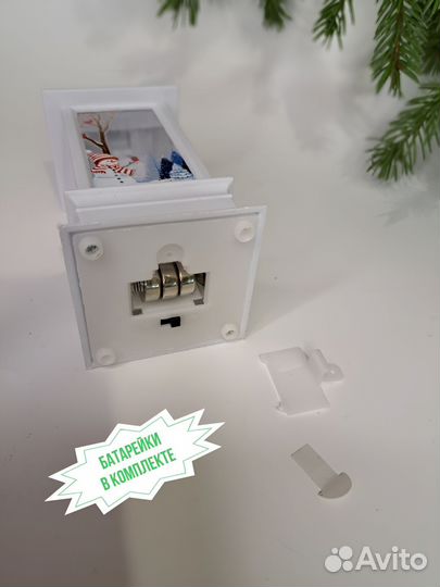 Новогодние фонарики в виде домика со свечой