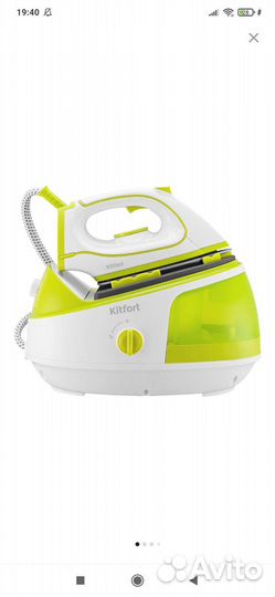 Паровая станция Kitfort кт-9120-2 бело-салатовая